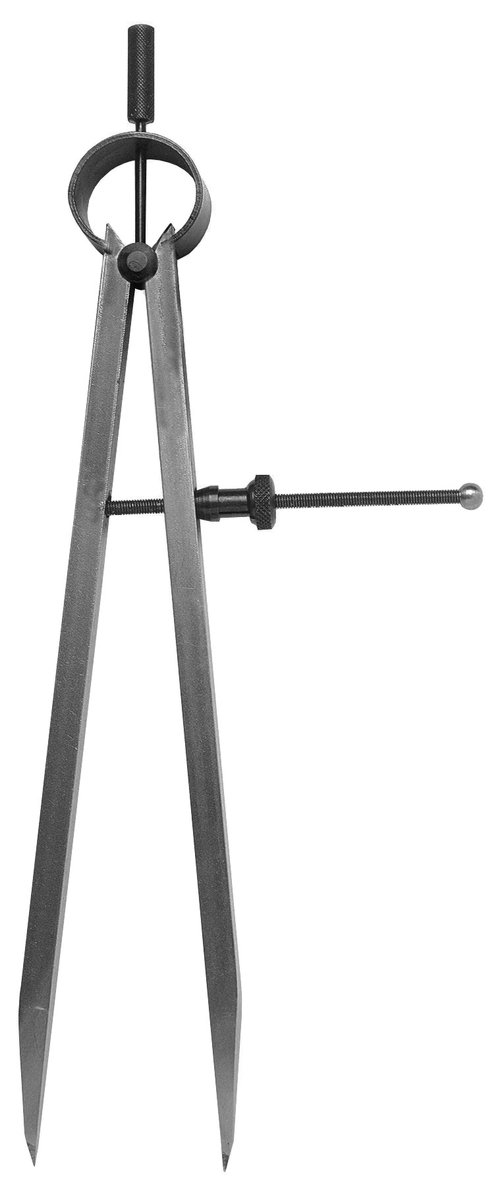 Veerkompas 100 mm punten verwisselbaar