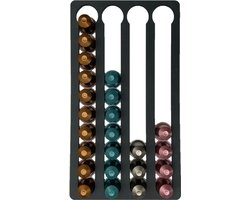 Nespresso capsulehouder - Cuphouder voor Nespresso cups - 40 Capsules - Zwart - Capsulehouders - Capsule houder - Capsulehouder nespresso - Cuphouder - Nespresso cuphouder - Nespresso cup houder - Moederdag cadeautje - Vaderdag cadeau - Kerstcadeau