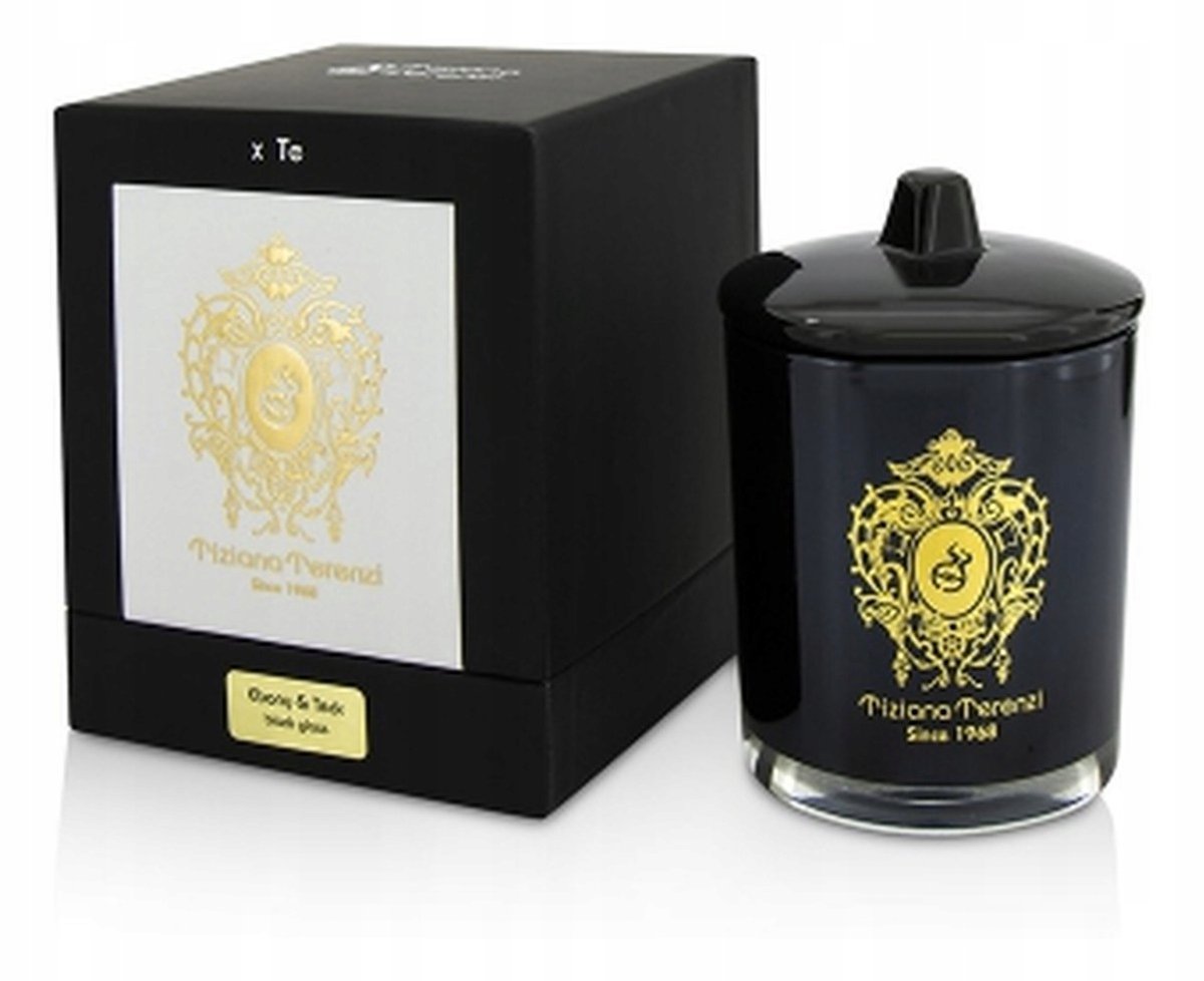 Tiziana Terenzi Ebony & Teck Geurkaars 170g - Luxe en Warmte