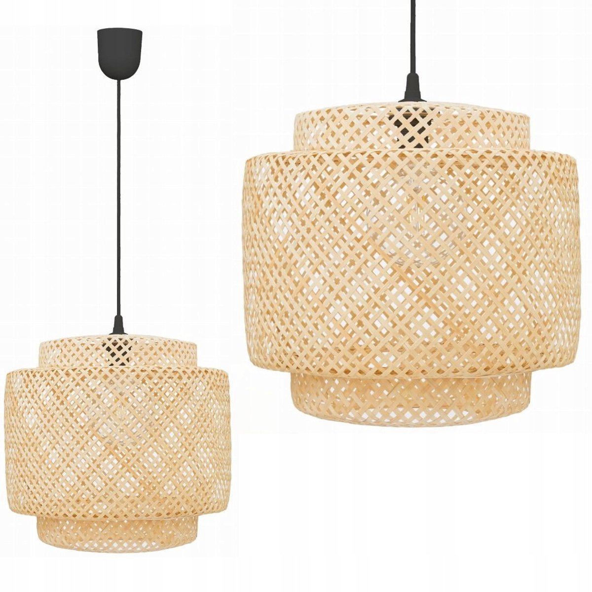 Grote Bamboe Hanglamp Boho Stijl - Diameter 50cm