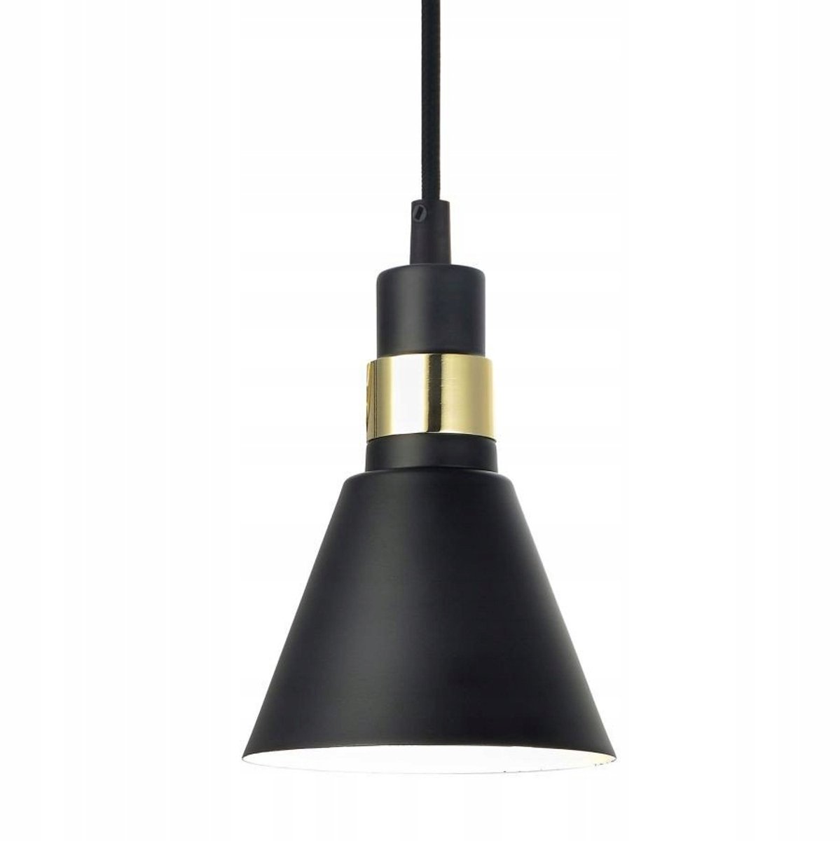 Biagio Hanglamp MD-H16079BL-1 - Zwart, Geel, Goud - E14