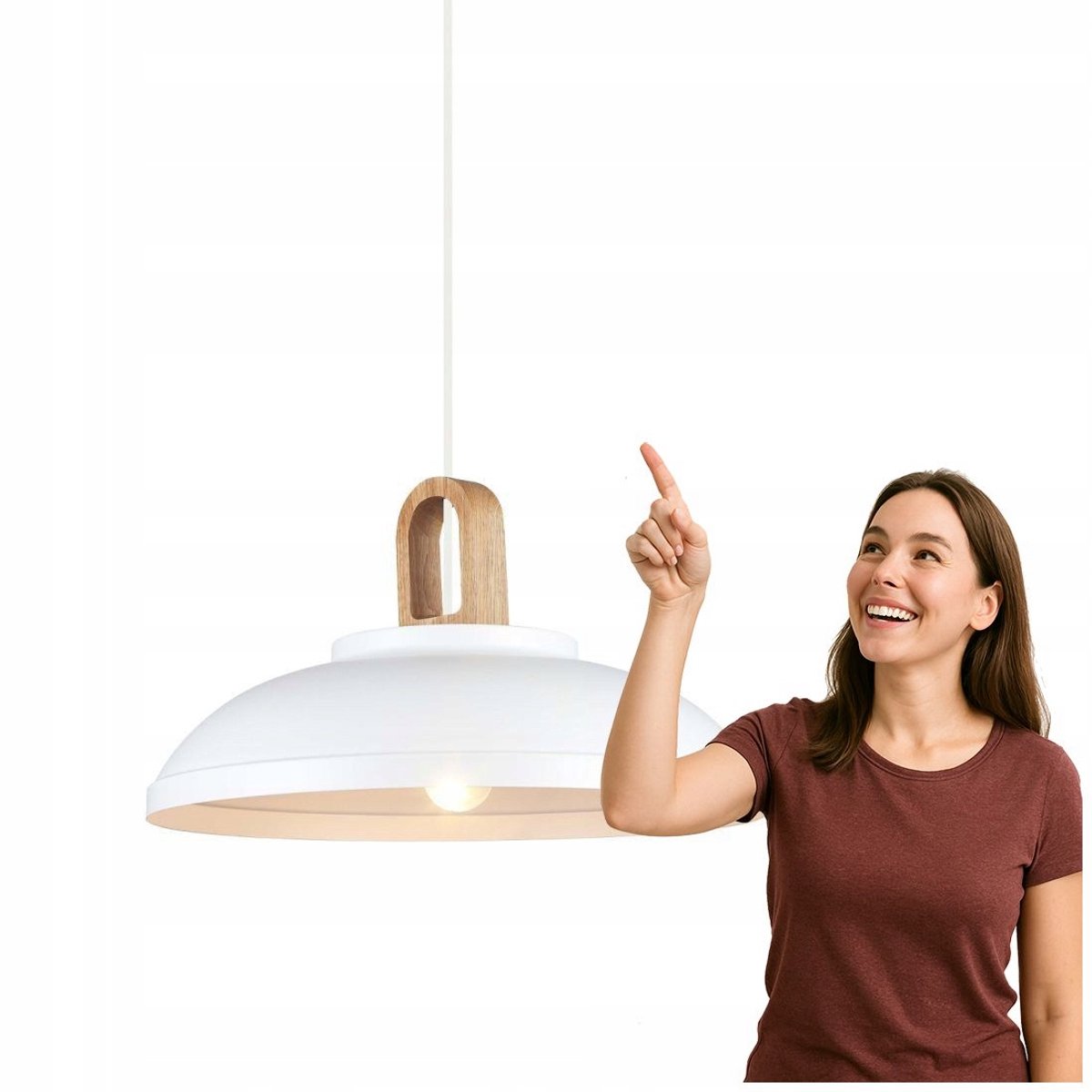 Danito Hanglamp Wit, Verstelbaar, Modern Design - Italux