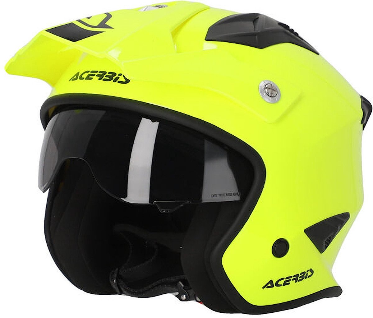 Acerbis Aria Solid Geel Jethelm - Helm