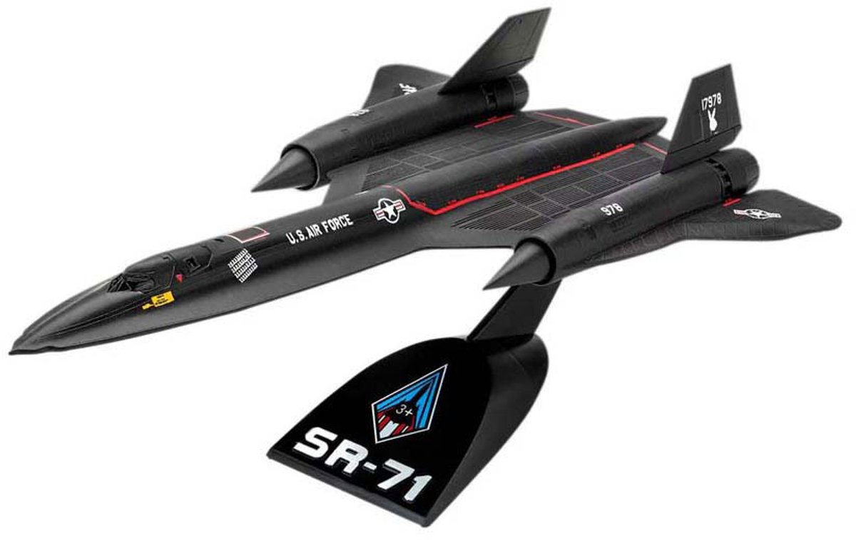 Revell Modelbouwpakket Militaire voertuigen - 03652 Lockheed SR-71 Blackbird easy-click-system Plastic - 1:110 - Modelbouw — afbeelding 4