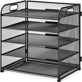 Decopatent® Brievenbakje bamboe - Brieven organizer - Sorteerbak brievenvak - Documentenhouder