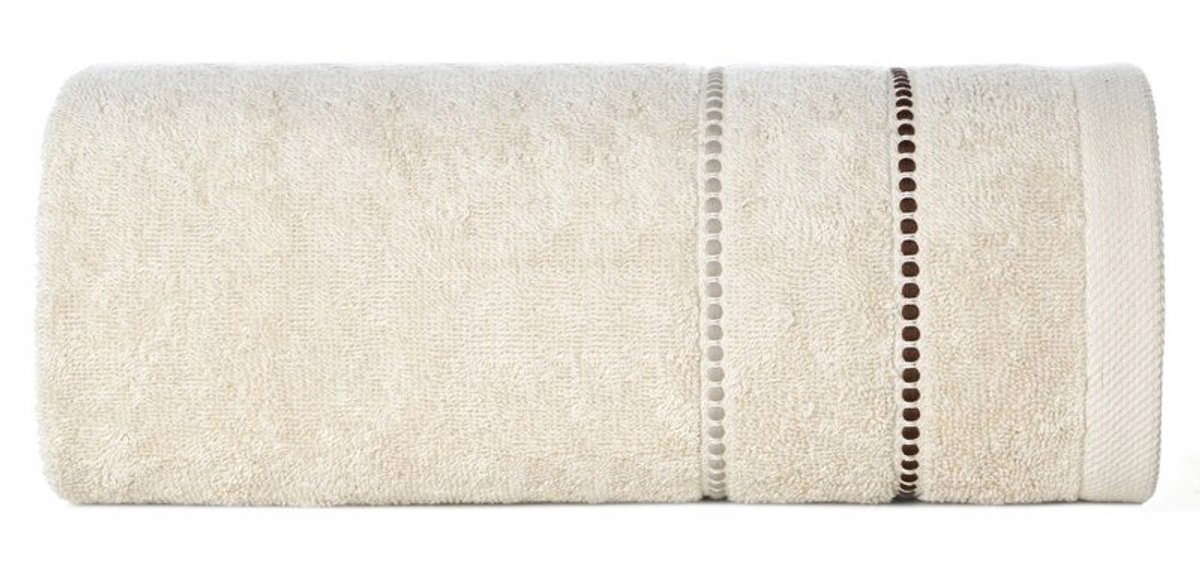 Suzi Handdoek 30x50 cm - Zacht Beige Katoen