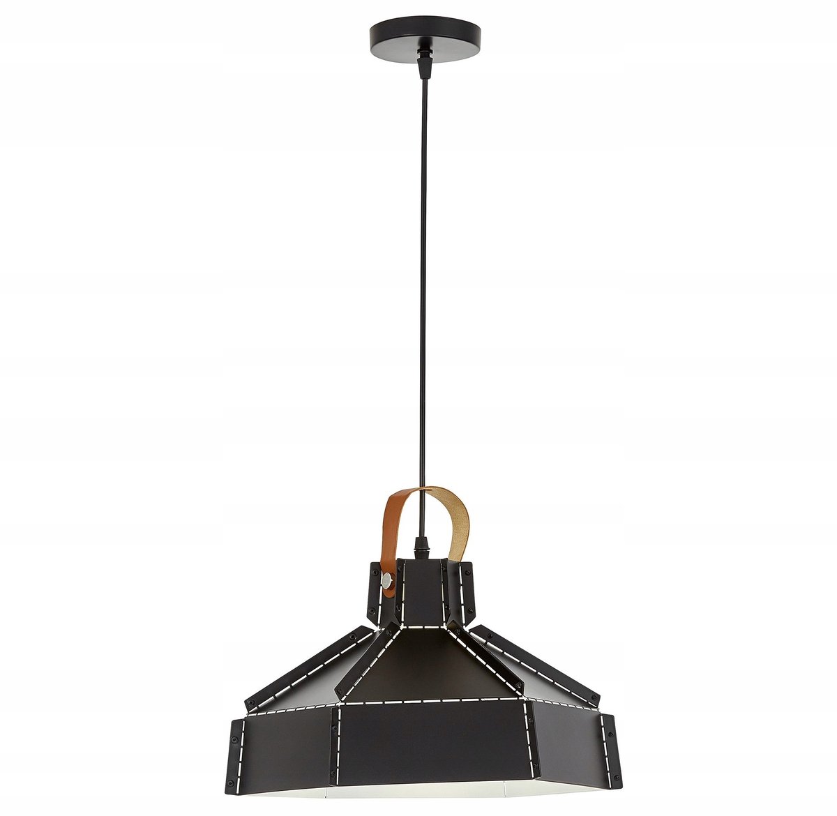 Moderne Zwarte Hanglamp Dona W1 Metaal E27