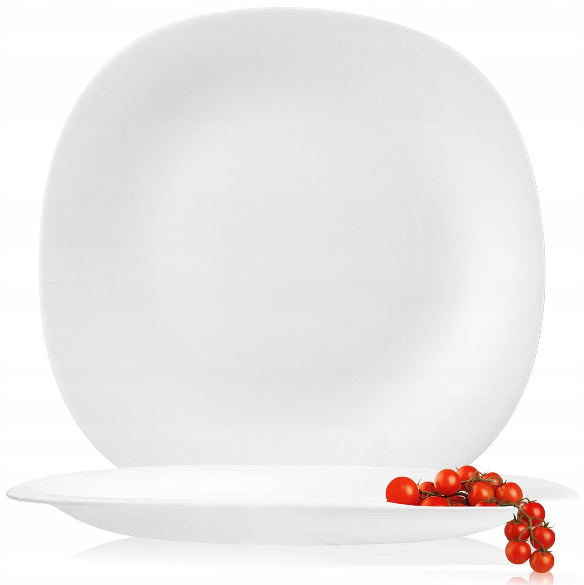 Festa Italia Wit Glazen Dinerbord 28cm Vierkant