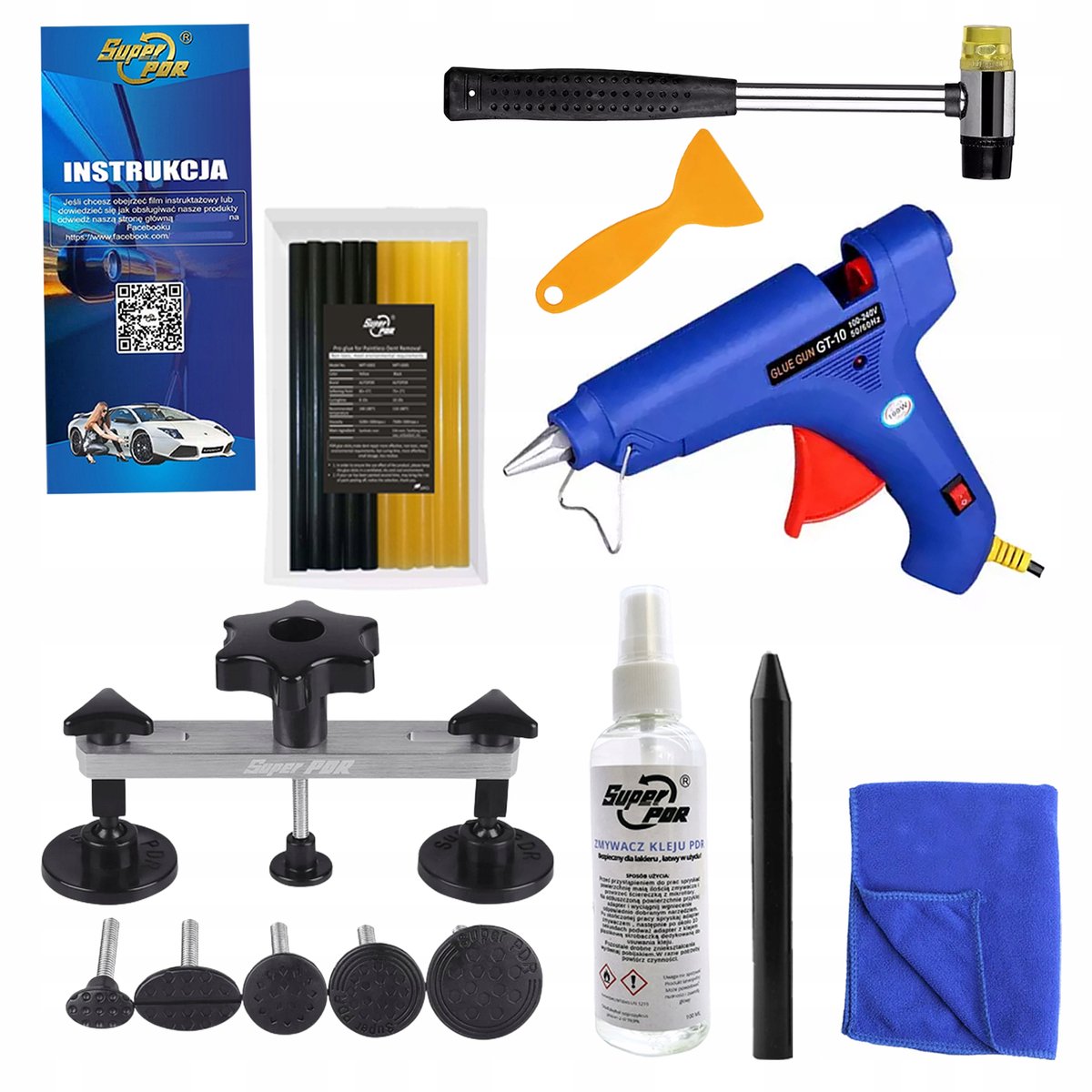 PDR Set - Professionele PDR-set voor auto's en blikken