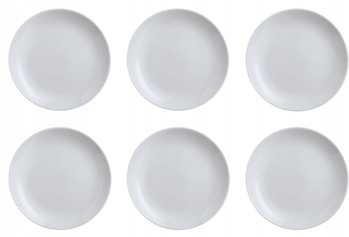 Luminarc Diwali Dinerborden Grijs 25cm - Set van 6