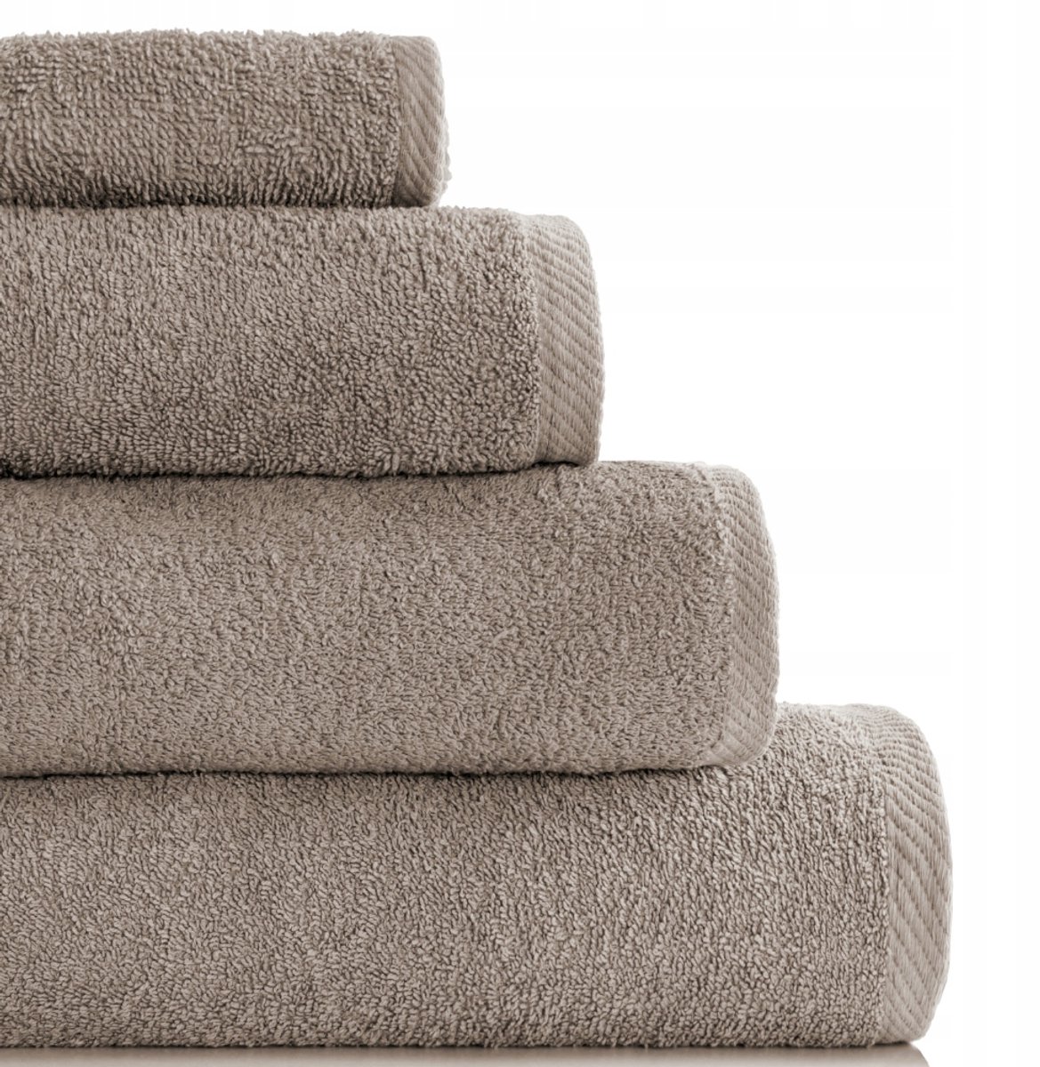 Bari Badhanddoek 70x140cm - Dikke katoenen badstof, beige