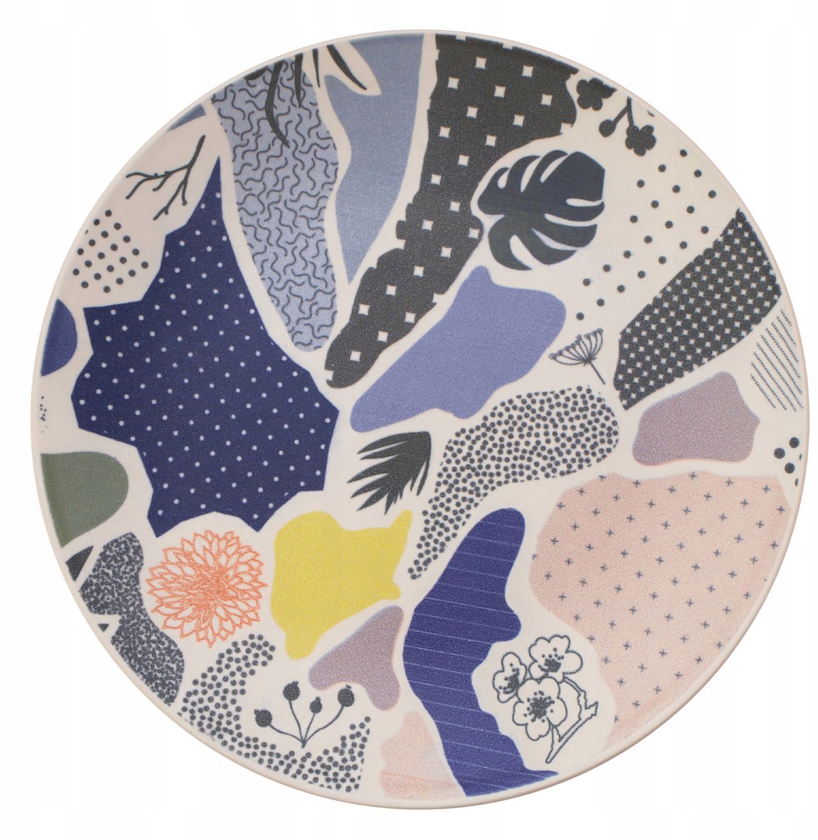 Verlo MOOD plat bord 20 cm - abstract ontwerp, pastelkleuren