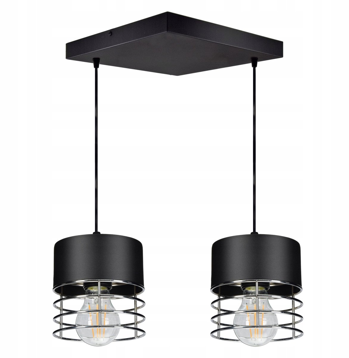 Luxe LED Plafondlamp VIGO III Chroom - Modern Design