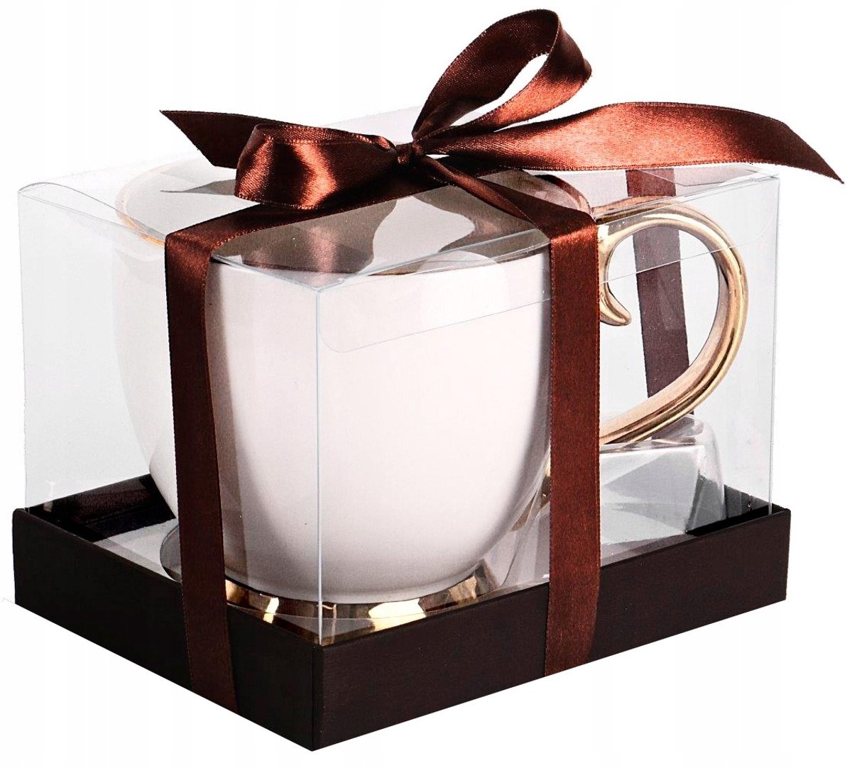 Veroni Jumbo Mok 500ml met Gouden Accent - Luxe Cadoverpakking