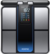 RENPHO MorphoScan Slimme personenweegschaal - Met handvat voor volledige bodyscan -23 metric - Volg je voortgang in de Renpho app - Zwart