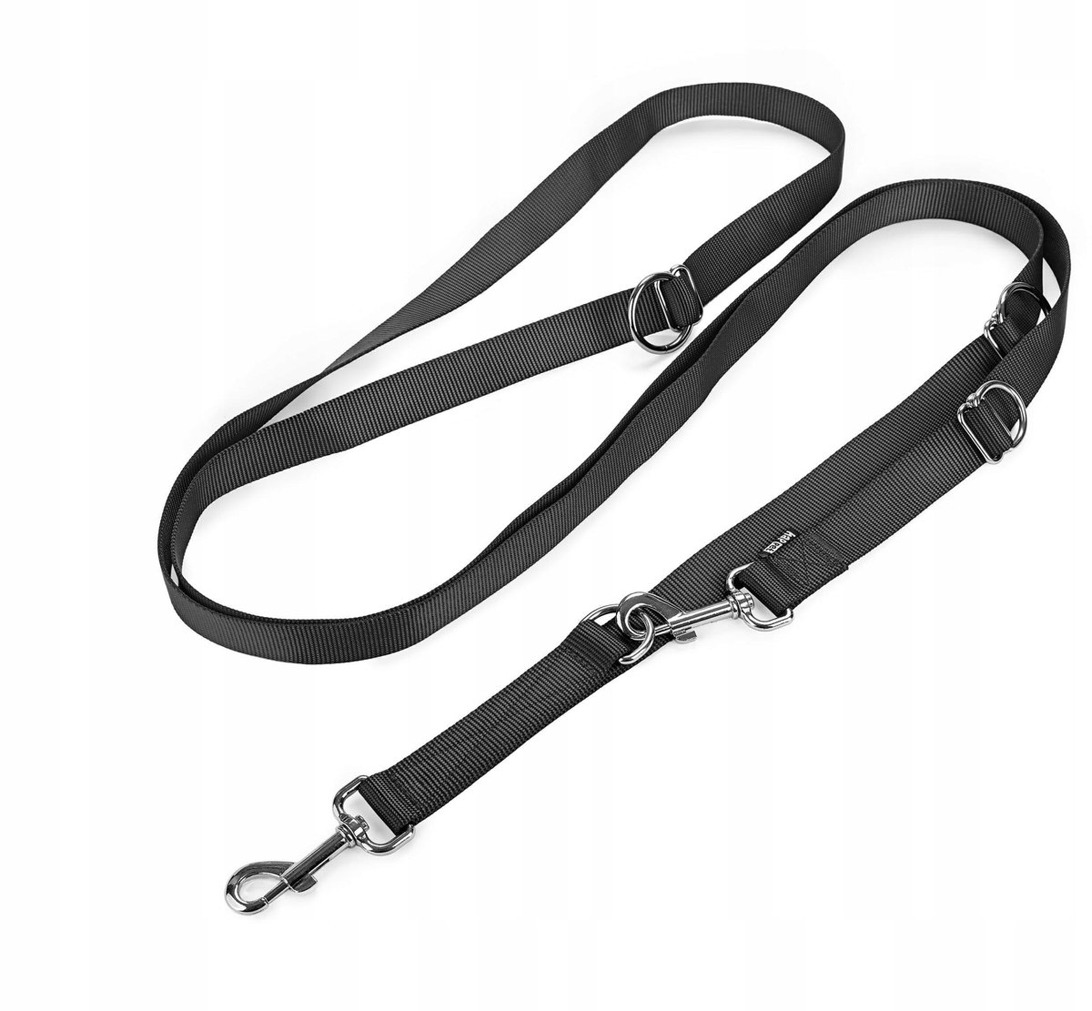 Verstelbare Nylon Hondenlijn - Zwart, 3m