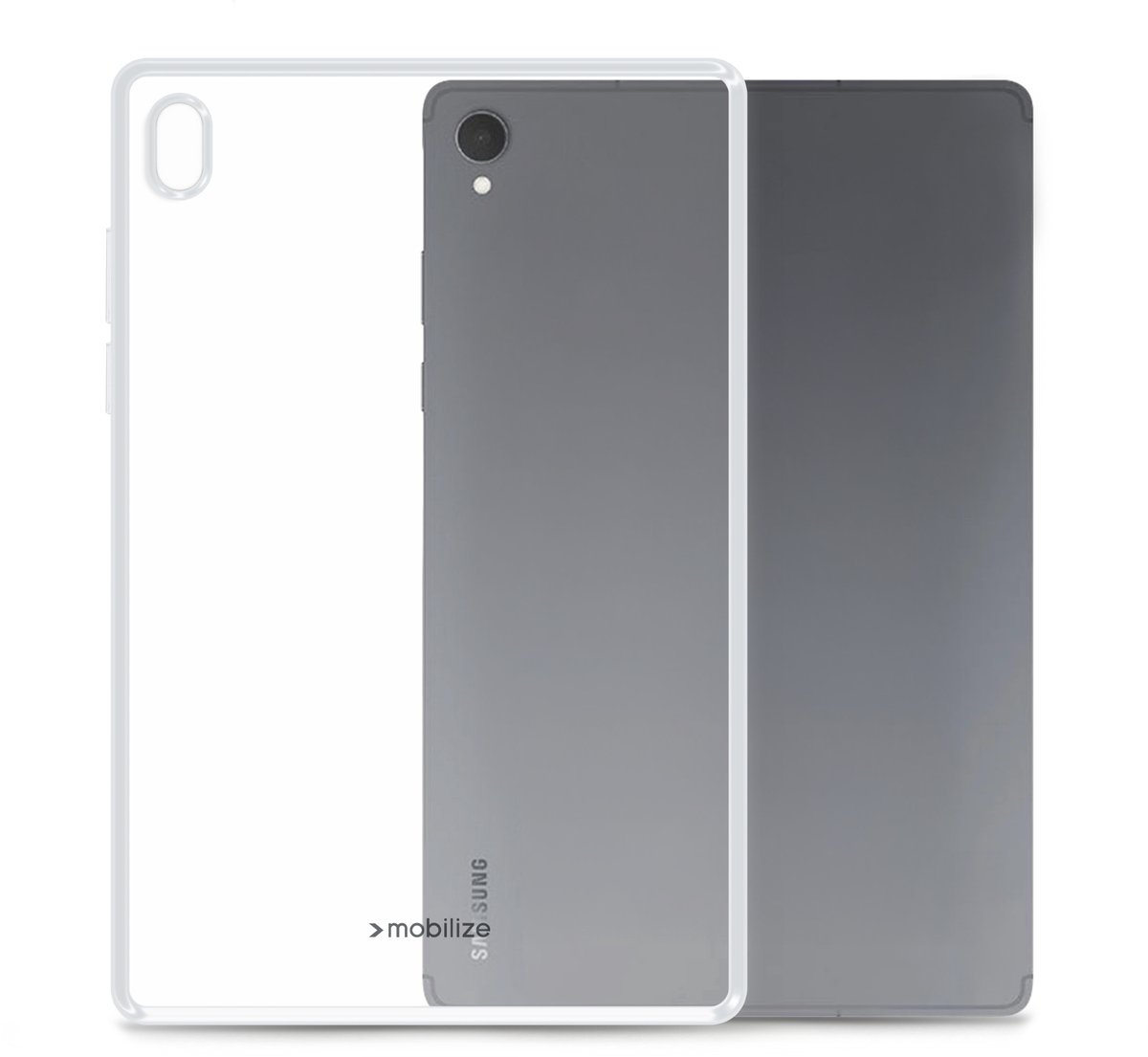 Mobilize Tablethoes geschikt voor Samsung Galaxy Tab S11 Hoes Flexibel TPU | Mobilize Gelly Case | Doorzichtig Hoesje Galaxy Tab S11 - Transparant