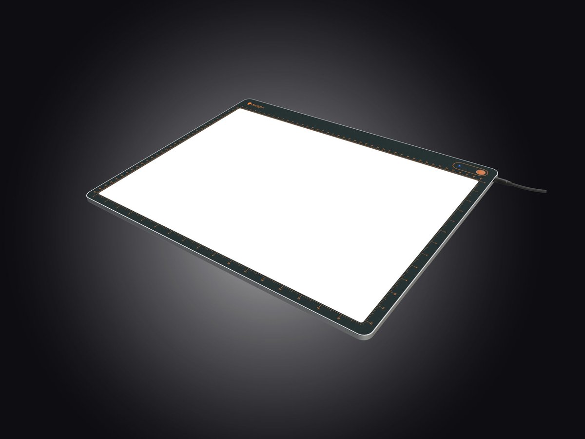 Daylight Tabla XL E35122 - Lichtbox – A3 formaat - Dimbare led verlichting in 3 stappen - Zwart