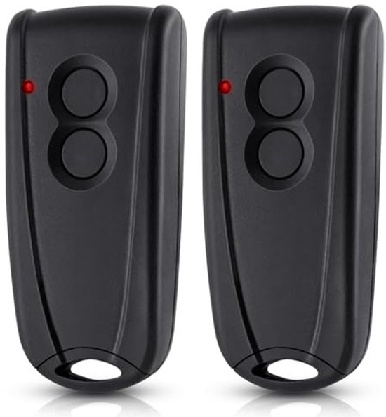 Lot de 2 Télécommandes pour Porte de Garage - 40,685 MHz - Compatible avec Hörmann HSM4-40, HSM2