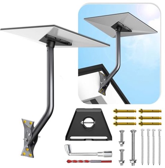 Starlink Mini Wandhalterung - 90 Grad verstellbar, Starlink Internet Kit Satelliten Montage Kit für Dach- oder Wand- oder Traufinstallation, kompatibel mit Starlink Gen 2 und Mini Dish