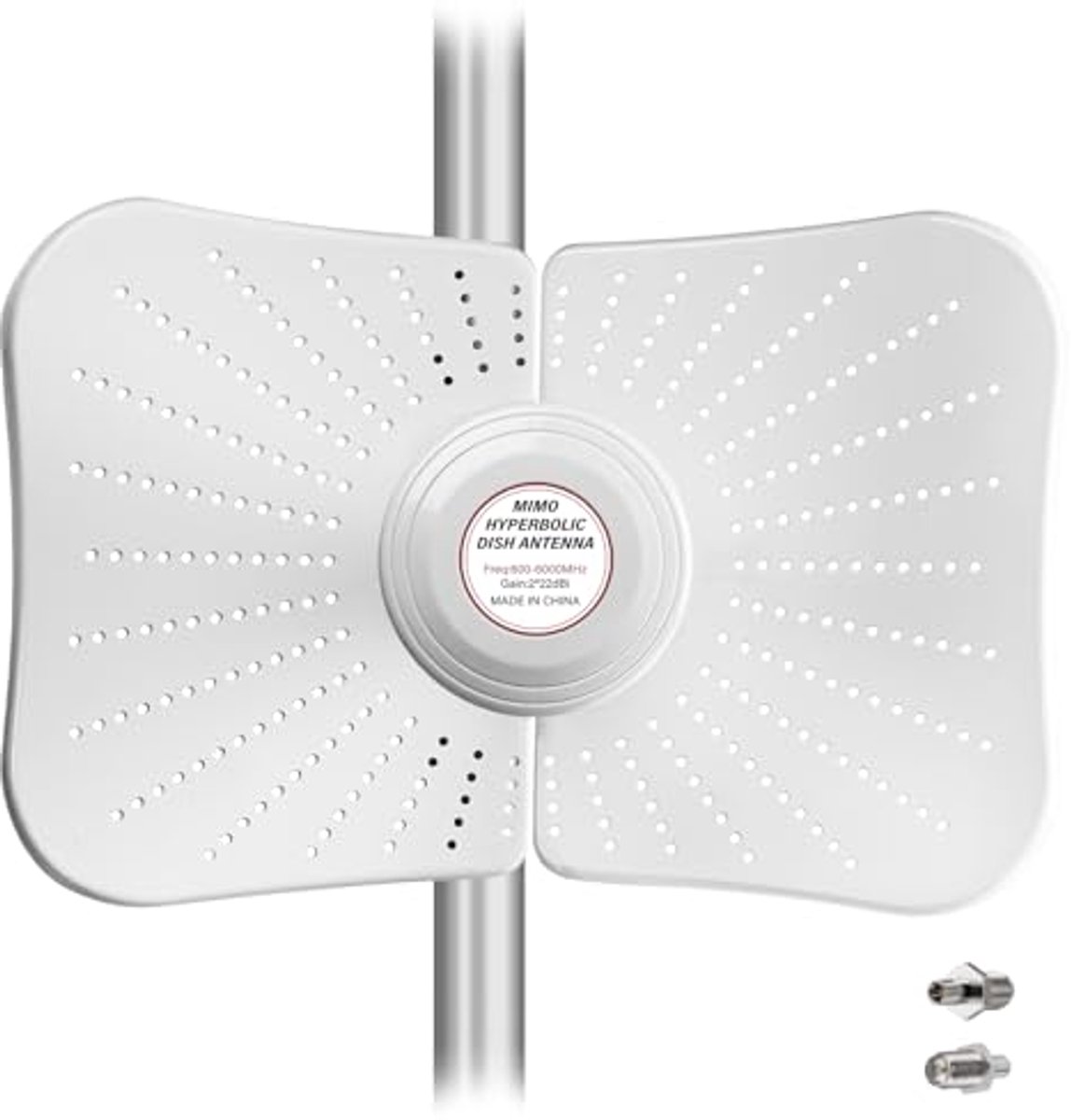 Outdoor 5G Antenne - Dual Polarisatie, Directionele Antenne met Tot 22 dBi Versterking en Compatibiliteit voor Routers en MIMO SMA