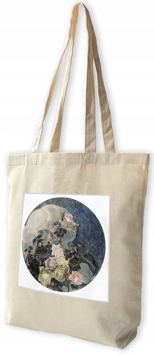 Shopper Tas met Vrubel 'Rozen & Orchideeën' Print - Katoen