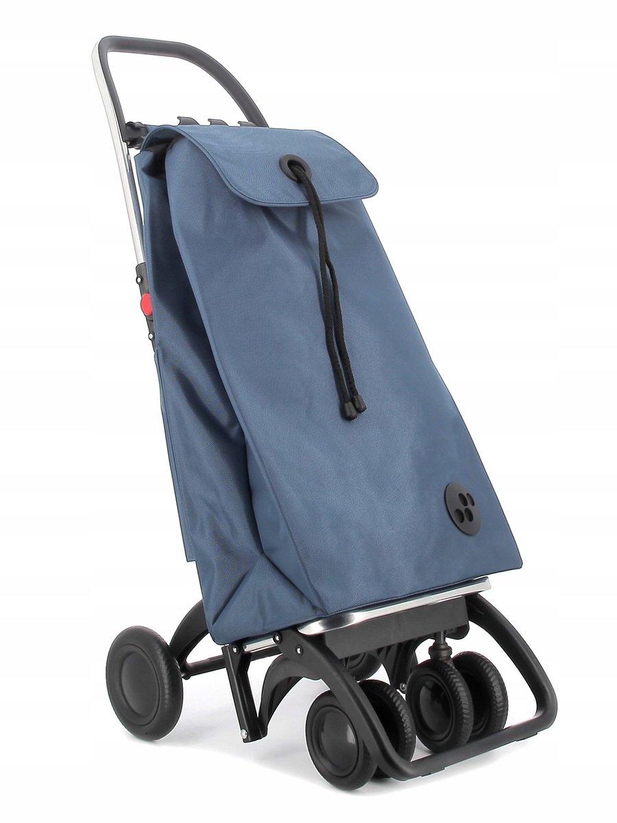 Rolser I-Max MF 4LT boodschappentrolley, 4 draaibare wielen, denim