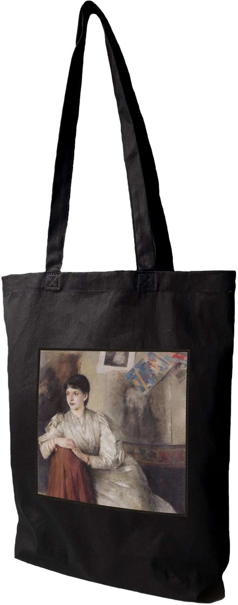 Shopper Tas met Olga Boznańska Print - 100% Katoen