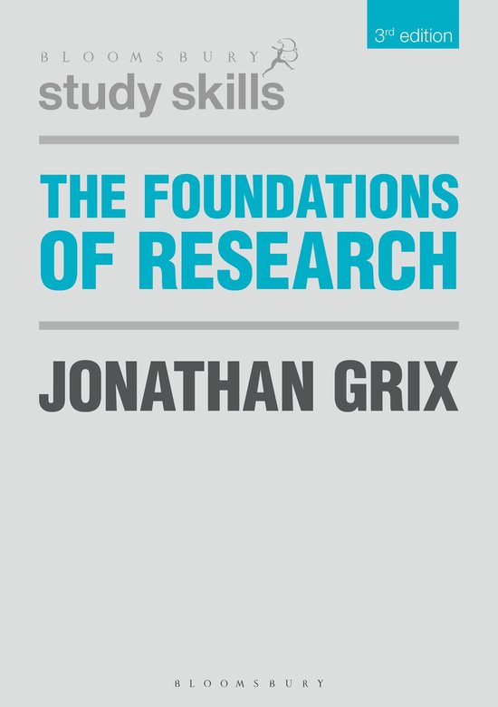 Bloomsbury Research Skills - The Foundations of Research - cover