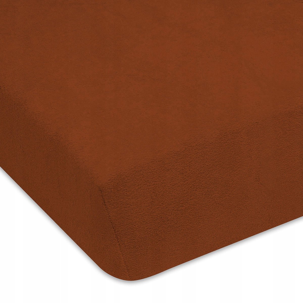Terry Hoeslaken met Elastiek - Bruin 200x220 cm