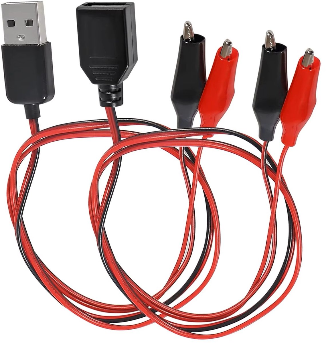 Krokodillenbek - USB Aansluiting - 1x USB-A male - 1x USB-A female
