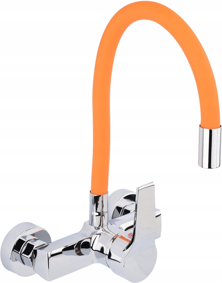 Wandkraan Keuken Flexibele Wilewka Pomarańcz Orange Fala