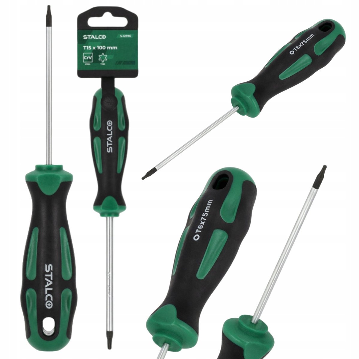 Stalco Torx Schroevendraaier T15 x 100 mm CrV - Magnetische Punt