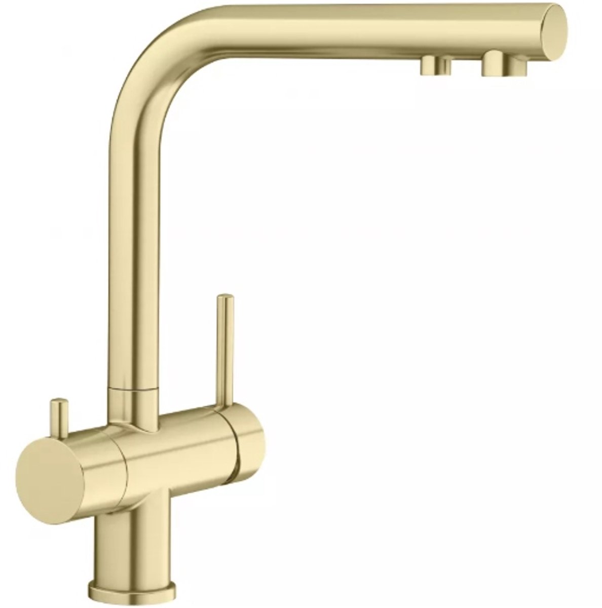 Blanco Fontas II Keukenkraan Satijn Goud 526692 - 2-in-1 met filter
