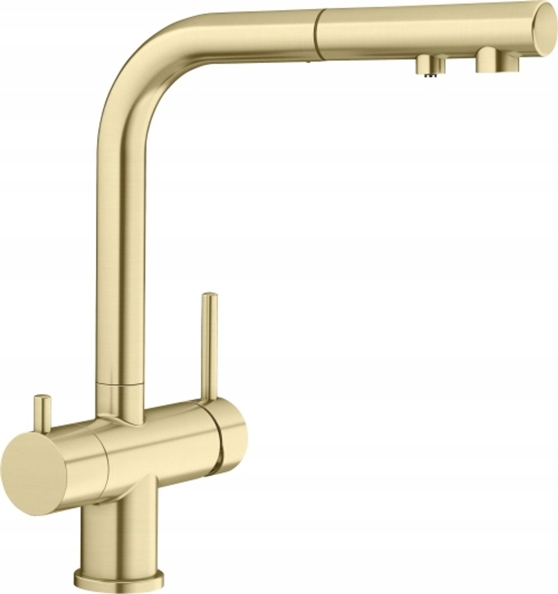 Blanco Fontas-S II Keukenkraan Satin Gold - 3-in-1 Wateroplossing