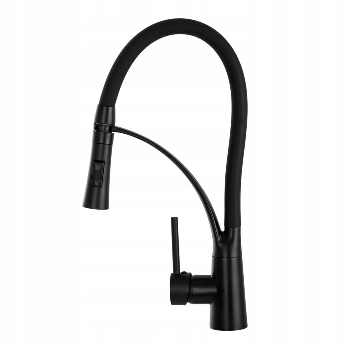 Nexo Keukenmengkraan Zwart Mat met Uittrekbare Spuit - GAMMA