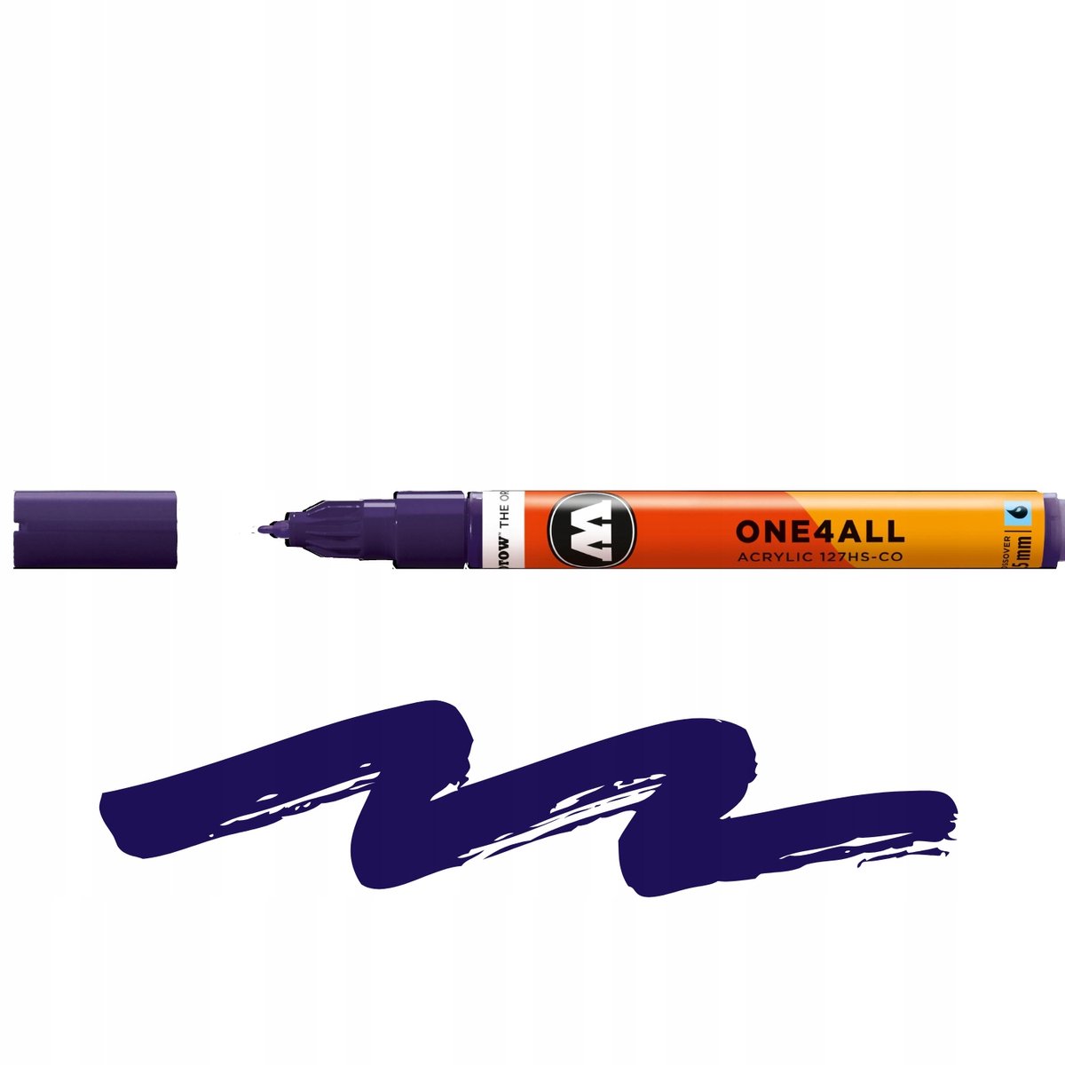 Molotow 127HS-CO Acryl Marker - Violet Donker - 1,5 mm