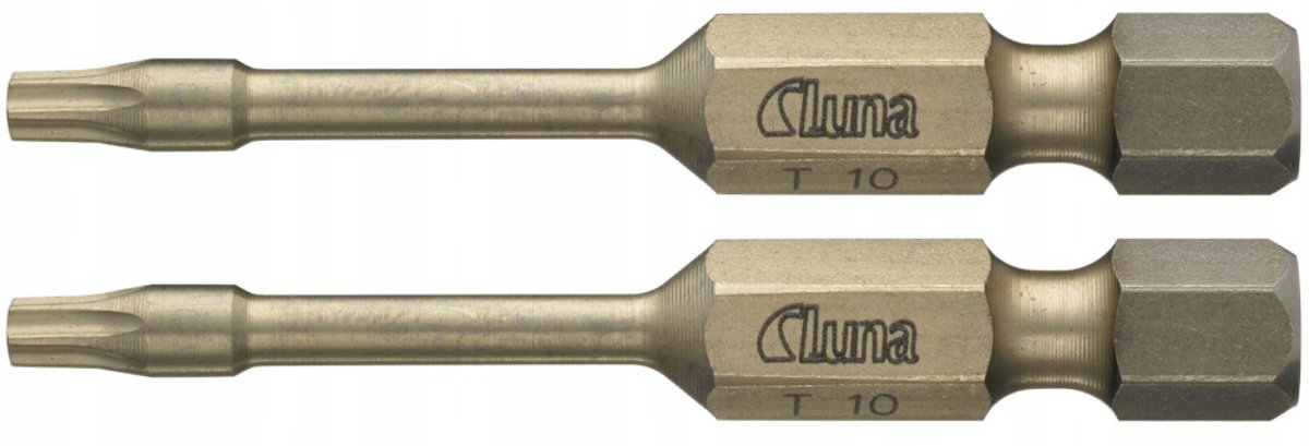 Luna PRIME TX10 Schroefbits 50mm - 2 Stuks