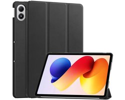 Coverup Tablethoes geschikt voor Xiaomi Redmi Pad 2 Pro Hoesje - Tri-Fold Book Case met Wake/Sleep - Zwart