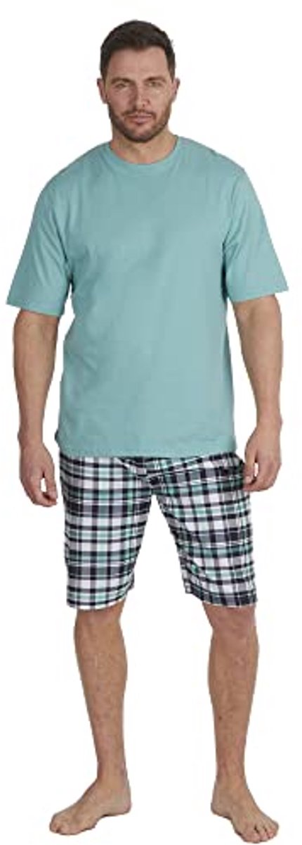 Katoenen Korte Pyjama voor Heren - Lichtgewicht en Comfortabel