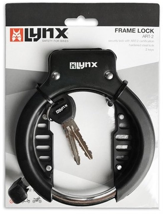 Lynx Ringslot Lazo Art-2 Staal 7,4 Cm Zwart van Lynx. — afbeelding 4