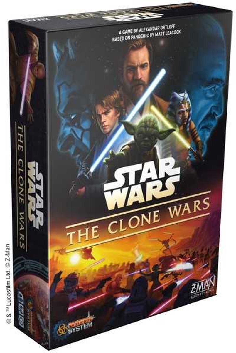 STAR WARS THE CLONE WARS - PANDEMIC SYSTEM GAME