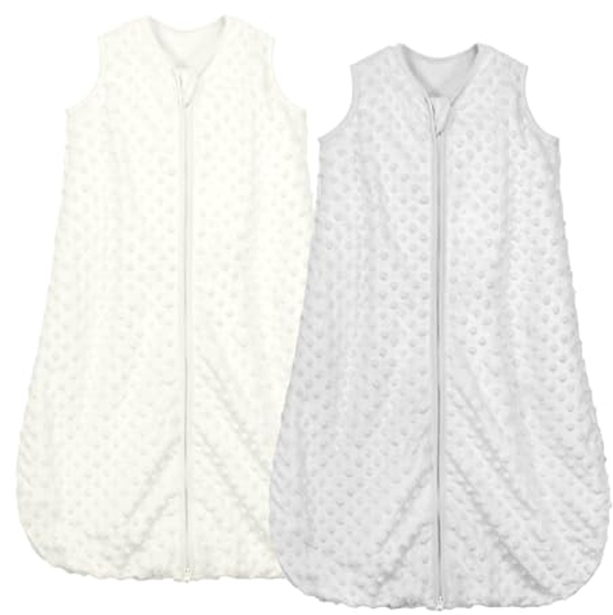 Image of 2-Pack Babyslaapzak 1,5 TOG voor het Hele Jaar, Sojavezels en Katoen, Geschikt voor Baby's van 0-24 Maanden