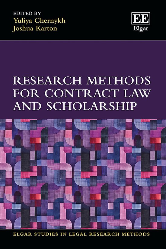 Elgar Studies in Legal Research Methods - Research Methods f ... - cover