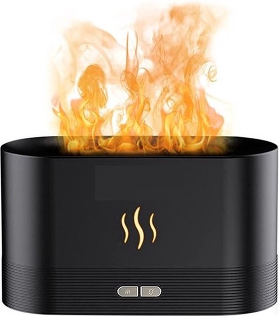 Aroma Diffuser - Luchtbevochtiger - Aromatherapie - Vlam effect - Geurverspreider - Vernevelaar