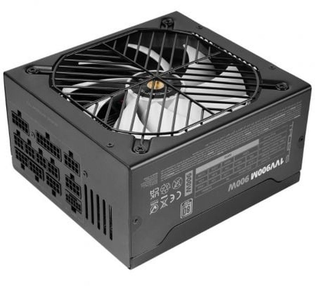 Tacens Valeo V 900W Voeding – 80 PLUS Silver – Semi-Passief 0dB Silent – ATX 3.1 Ready – PCIe 5.1 (12V-2x6) – 140mm Fan