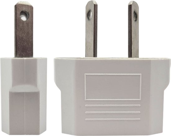 Reisstekker Australië - Wereldstekker EU naar Australië, Nieuw-Zeeland, Argentinië - Type I - Wit - 2 stuks