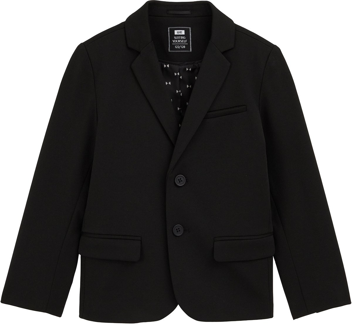 WE Fashion Jongens regular fit blazer met stretch
