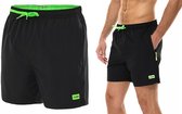 ZAGANO - Short de bain homme - Taille S - Short de bain court homme - Short de bain sport élastique - Short de bain pour la piscine