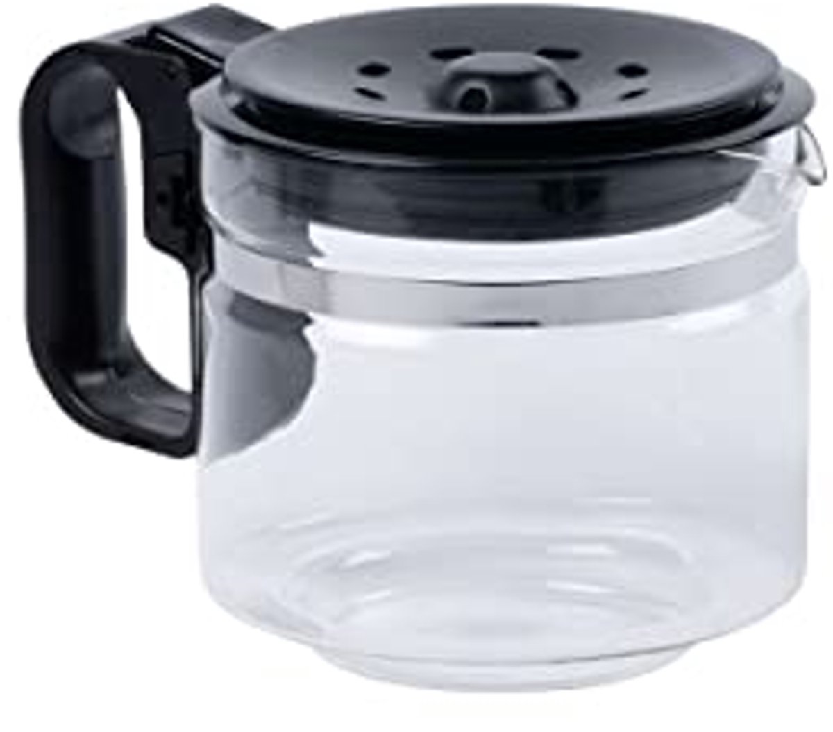 Universele Aanpasbare Kannen voor Koffiezetapparaten - 1 Liter, Zwart - 12-15 Kopjes